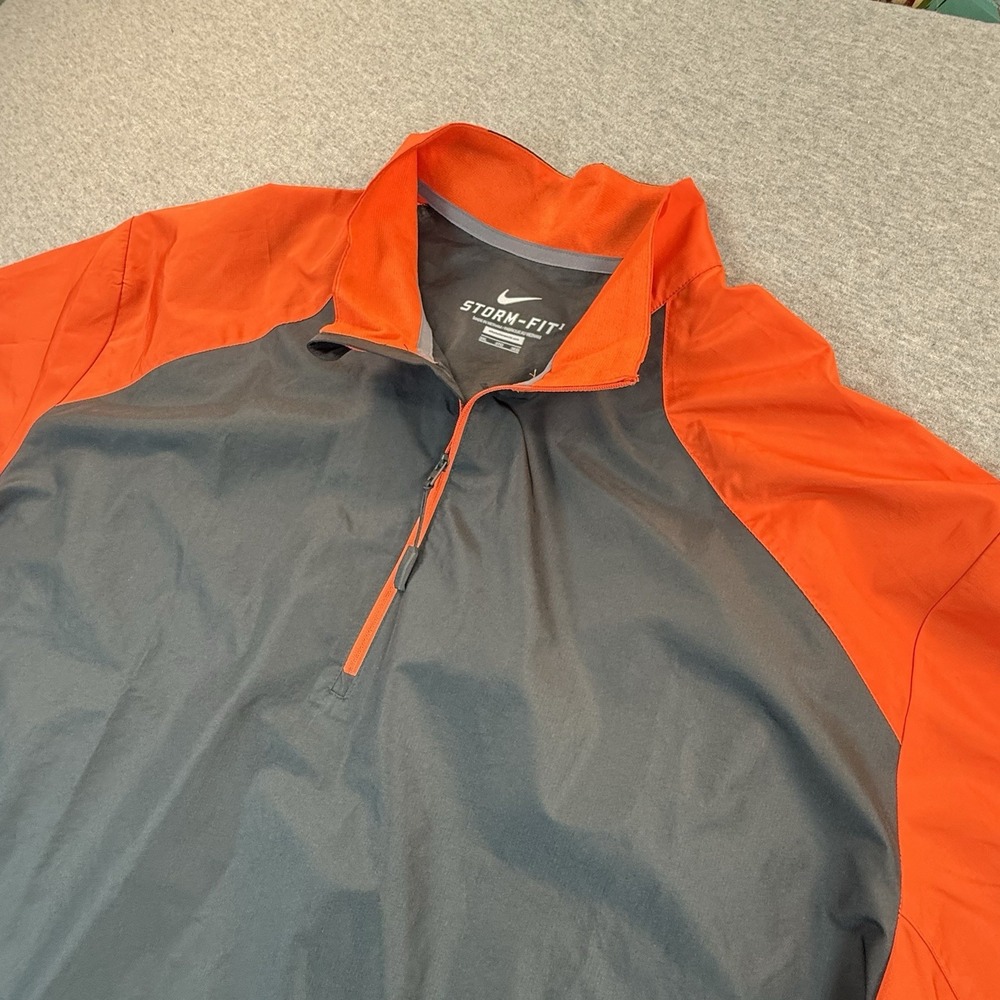 Nike Golf Storm Fit Pullover Windbreaker Jacket Mens 3XL Short Sleeve 535686-019